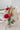 small wedding table decorations with three bud vases in vibrant colours full of bold bright colours from Manchester wedding florist The Flower Lounge.